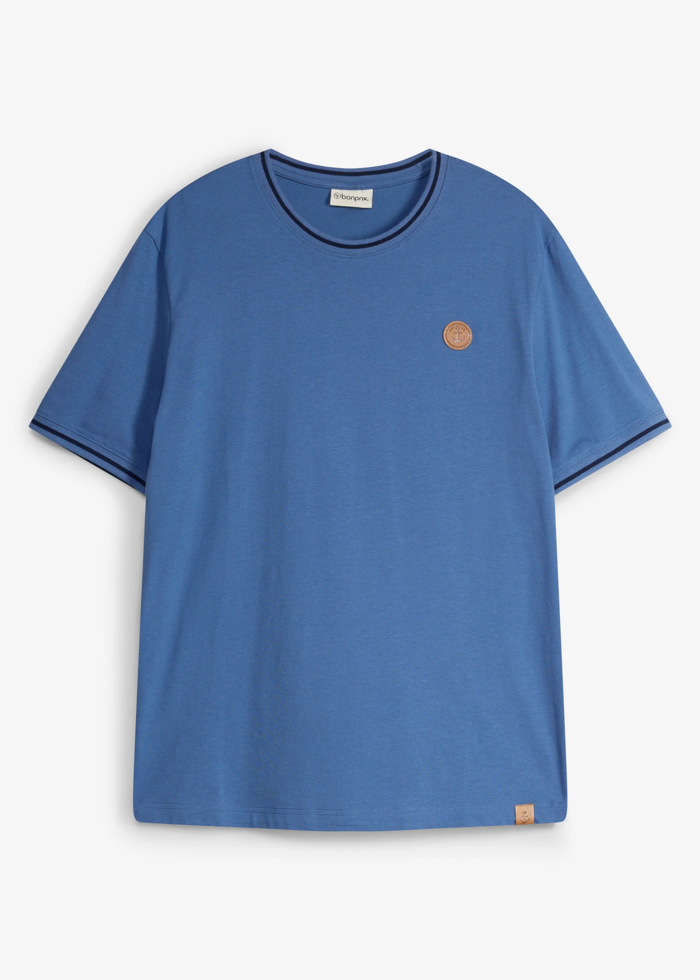 T-shirt 100% coton • bleu jean • Boutique bonprix