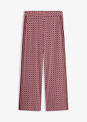 Pantalon en jersey au motif minimaliste