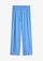 Pantalon à taille élastiquée en viscose, Couleur: bleu moyen