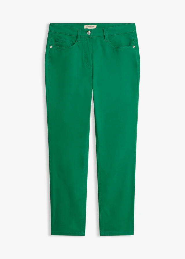 Pantalon extensible 7/8, Couleur: vert aventurine