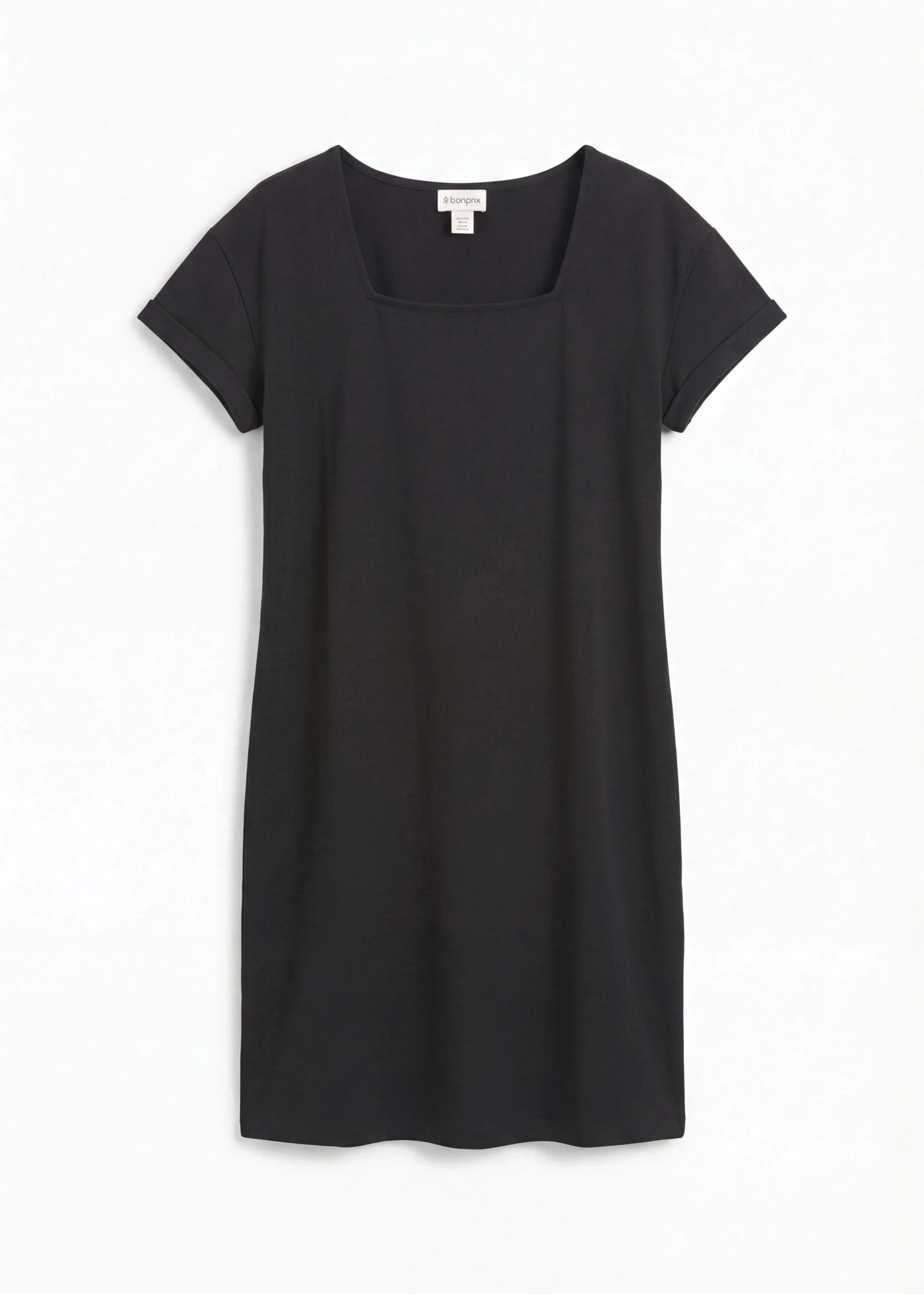 Robe en jersey coton • noir • Boutique bonprix