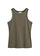Geribde tanktop, Kleur: olijfgroen