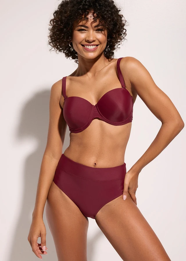 Balconette bikini (2-dlg. set), sneldrogend • wijnrood • product-page.page-title-suffix