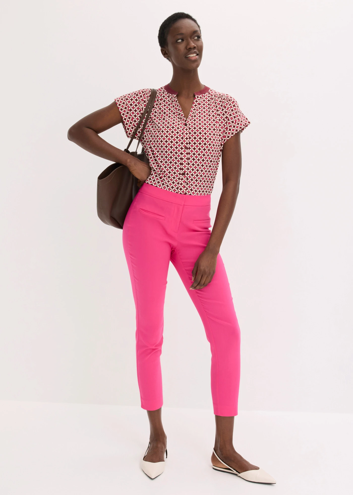 Blouse met print • robijnrood/pinklady grafische print • product-page.page-title-suffix
