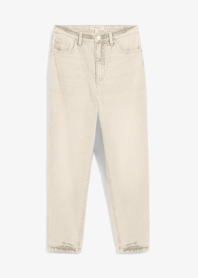 Mom farmer, High Waist, Low Stretch, rövidített