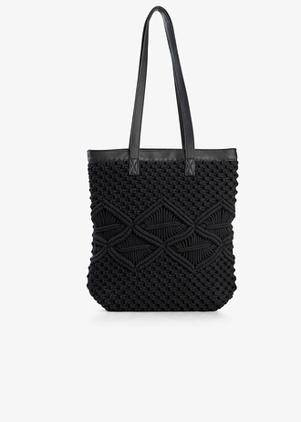 Cabas en macramé