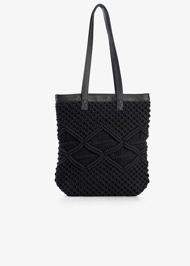 Macramé shopper