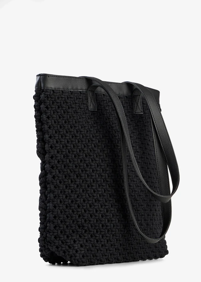 Cabas en macramé
