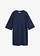 Sukienka T-shirtowa oversize z grubej bawełny organicznej, kolor: ciemnoniebieski