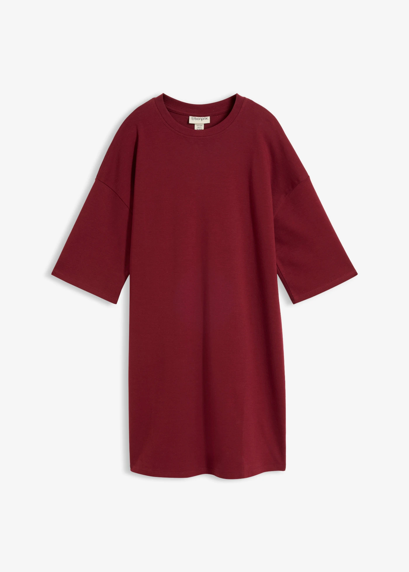 Oversized shirtjurk van zwaar biologisch katoen • esdoornrood • product-page.page-title-suffix