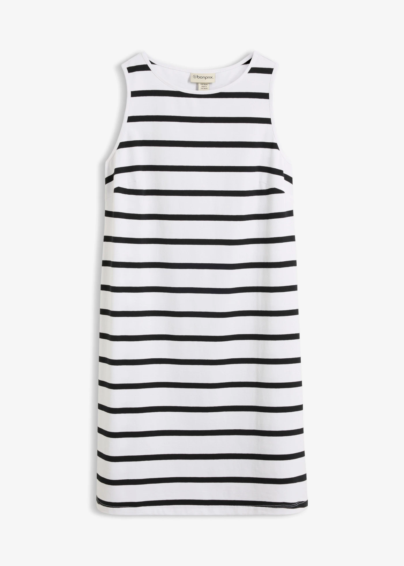 Robe en jersey • blanc / noir rayé • product-page.page-title-suffix