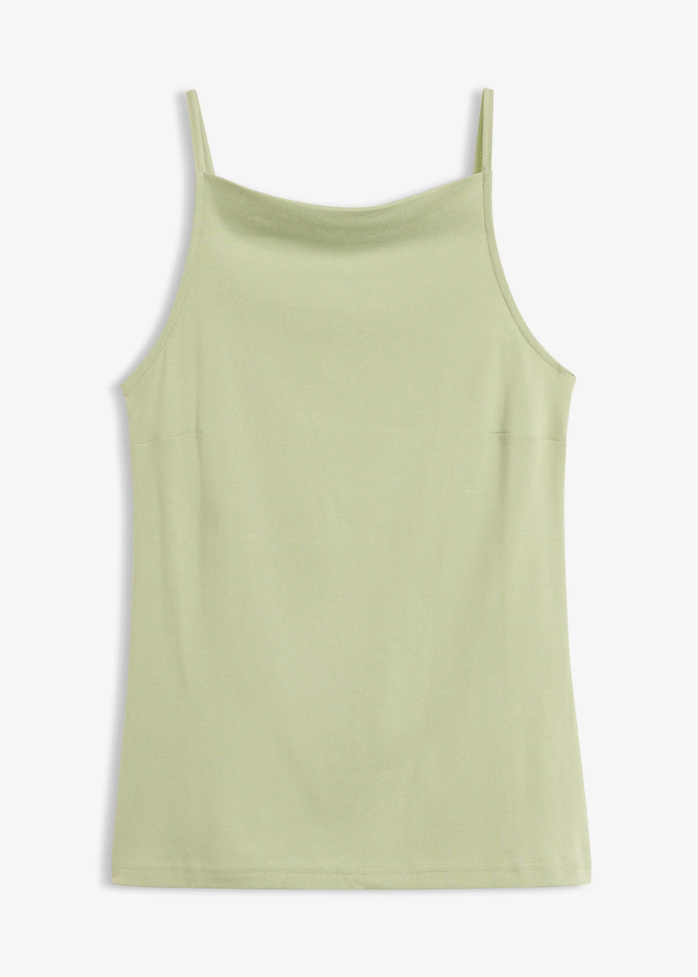 Top en coton côtelé à bretelles spaghetti • vert pâle • product-page.page-title-suffix