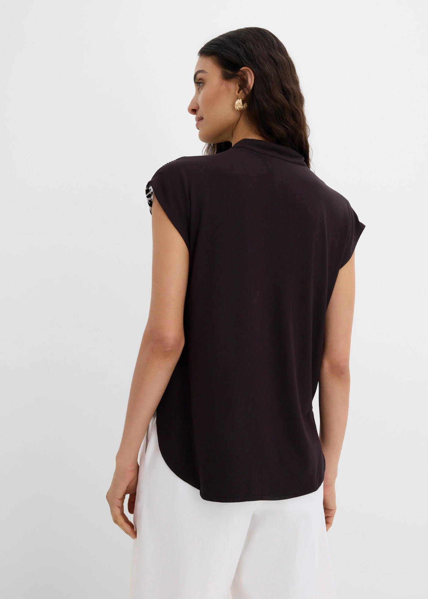 Top en viscose douce • noir-écru • product-page.page-title-suffix