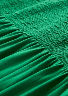 Robe légèrement évasée en jersey coton et viscose • vert aventurine • Boutique bonprix