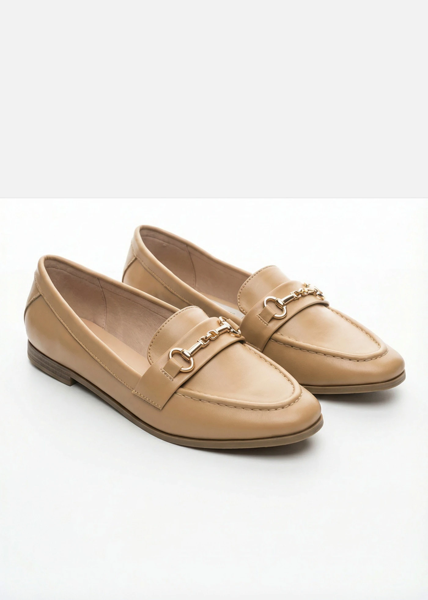 Pantofi loafer cu cataramă • bej-camel mat • magazin bonprix