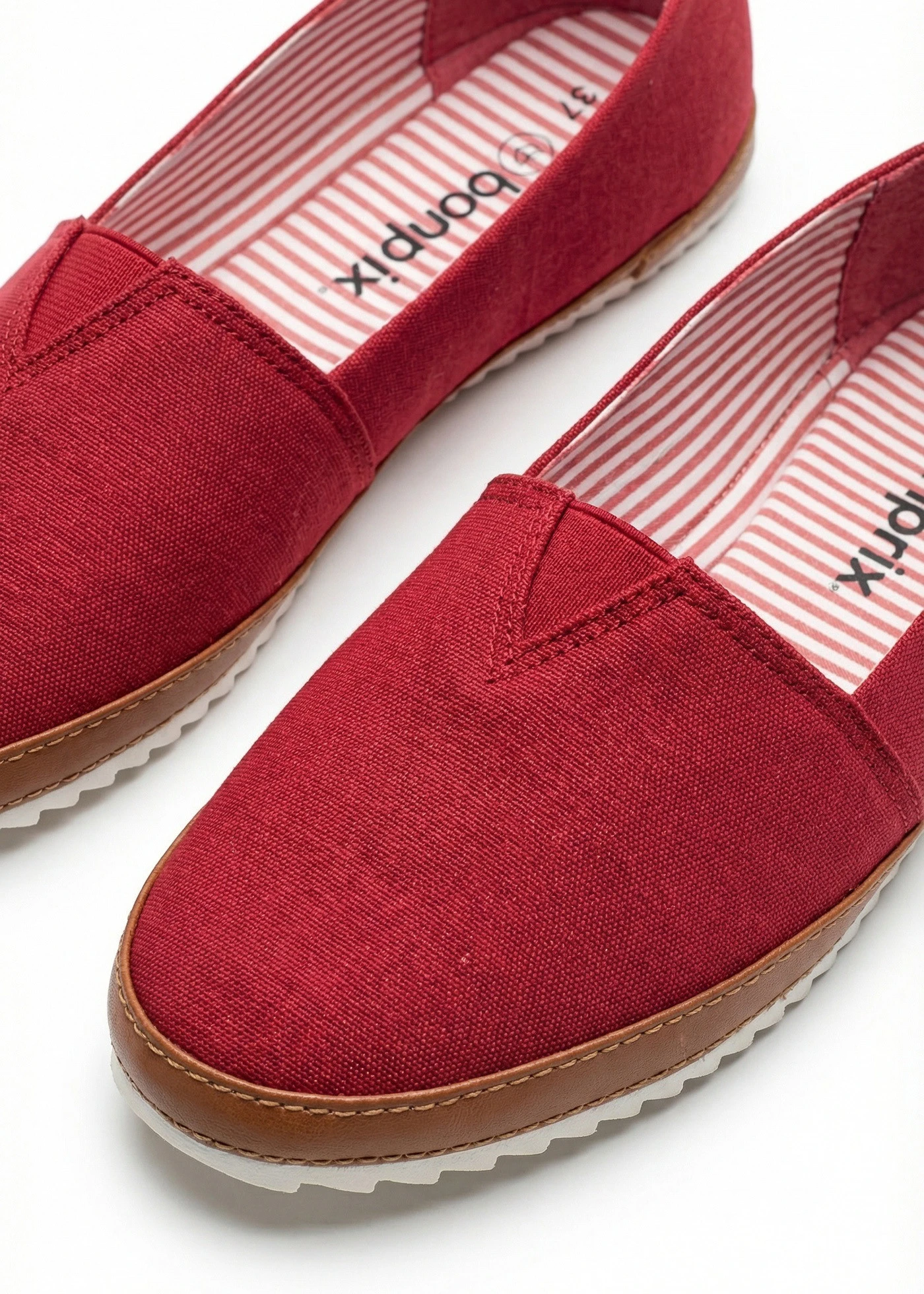 Pantofi casual din pânză de bumbac • roşu • magazin bonprix