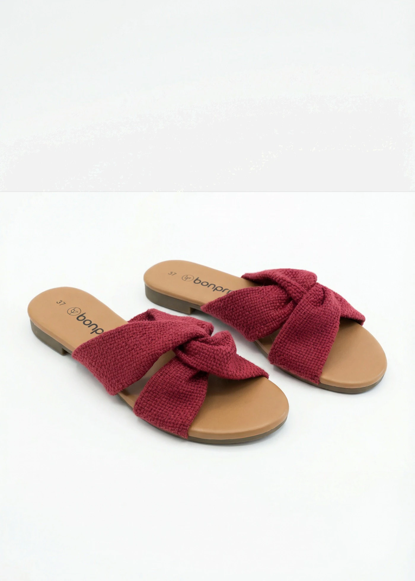 Šľapky s uzlíkom • červená • obchod bonprix