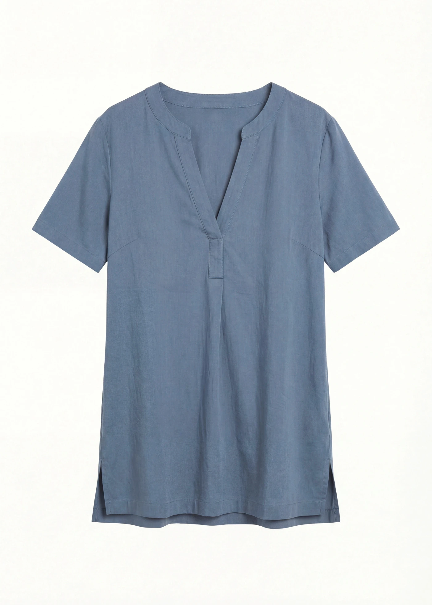 Tunique longue 100% viscose • bleu fumée • Boutique bonprix