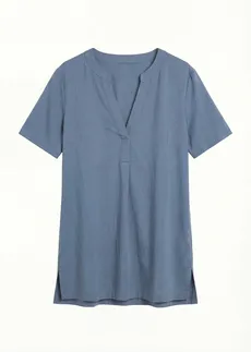 Tunique longue 100% viscose • bleu fumée • Boutique bonprix