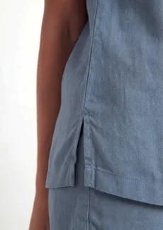 Tunique longue 100% viscose • bleu fumée • Boutique bonprix