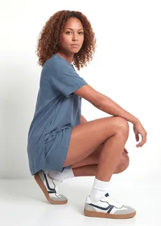 Tunique longue 100% viscose • bleu fumée • Boutique bonprix