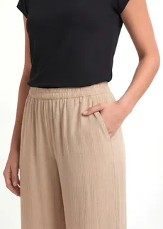 Pantalon palazzo en viscose douce • sable clair • Boutique bonprix