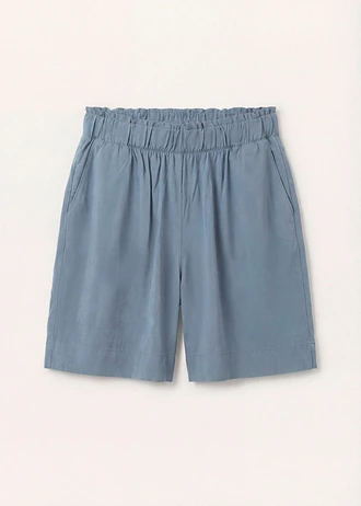 Short van viscose • rookblauw • bonprix online shop