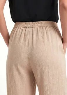 Pantalon palazzo en viscose douce • sable clair • Boutique bonprix