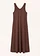 Robe en jersey 100% coton, Couleur: marron