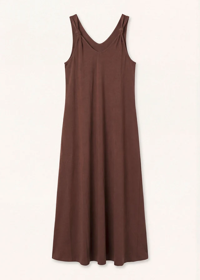 Robe en jersey 100% coton • marron • Boutique bonprix