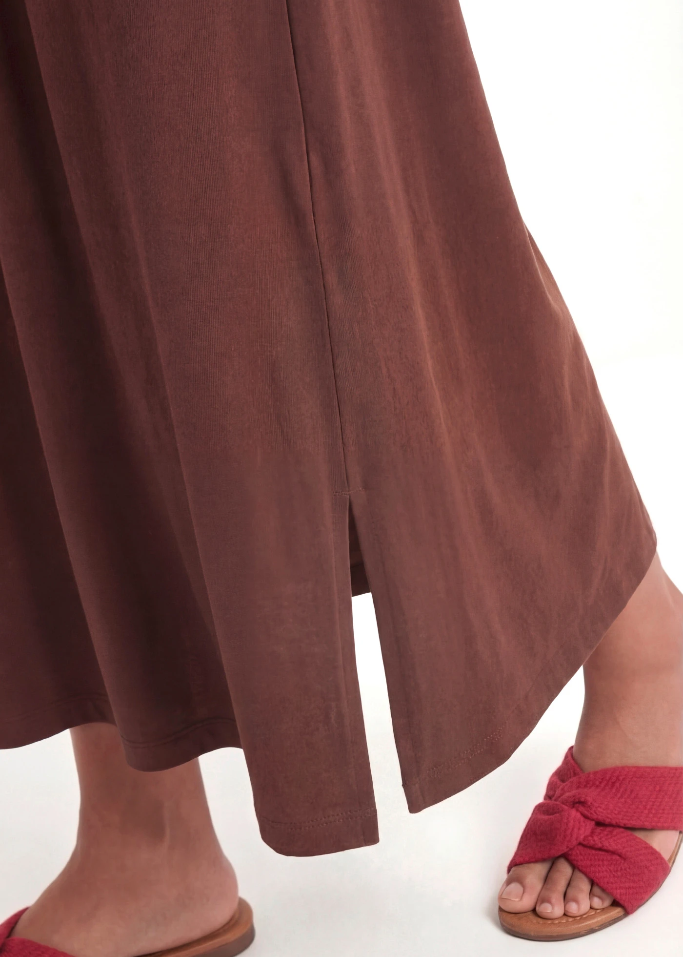 Rochie de jerse din bumbac 100% • maro • magazin bonprix