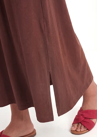 Robe en jersey 100% coton • marron • Boutique bonprix