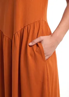 Robe en jersey 100% coton • terre cuite • Boutique bonprix