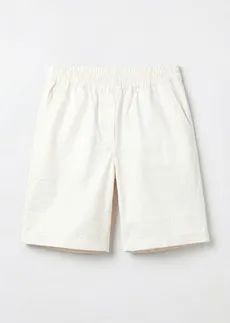 Bermuda effet paper touch en coton extensible • écru • Boutique bonprix