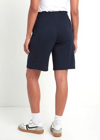 Bermude de jerse din amestec cu viscoză • bleumarin • magazin bonprix
