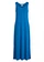 Robe longue en coton et viscose, Couleur: bleu arctique
