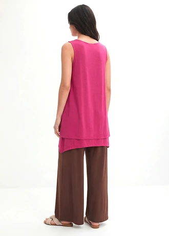 Dubbellaagse longtop in een viscosemix • pinklady • bonprix online shop