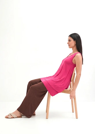 Dubbellaagse longtop in een viscosemix • pinklady • bonprix online shop