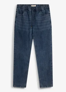 Jean léger, taille extensible, loose • bleu foncé denim • Boutique bonprix