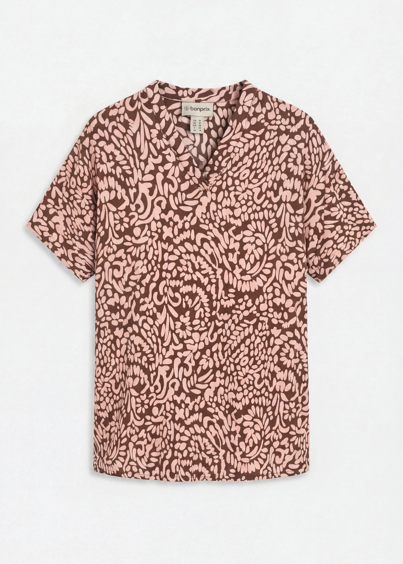 Tunikablúz puha viszkózból • barna-Paisley • bonprix áruház