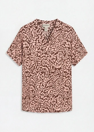 Tunikablúz puha viszkózból • barna-Paisley • bonprix áruház
