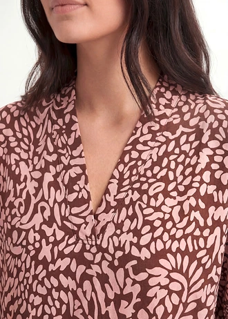 Tuniek van soepele viscose • bruin paisley • bonprix online shop