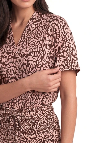 Tuniek van soepele viscose • bruin paisley • bonprix online shop