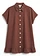 Blouse oversize, Couleur: marron