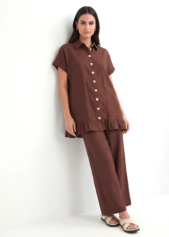 Bluză oversize • maro • magazin bonprix