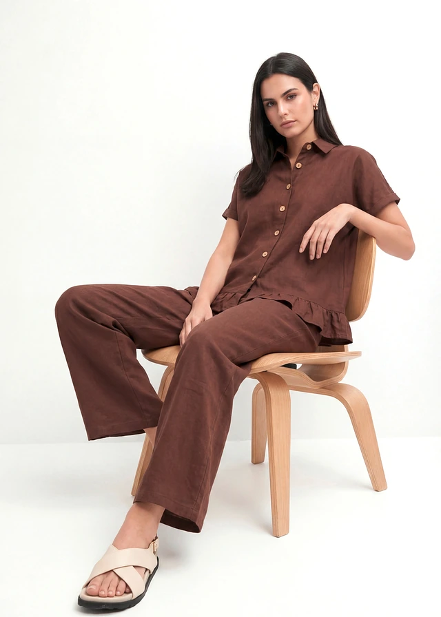 Oversized blouse • bruin • product-page.page-title-suffix