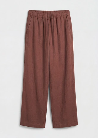 Culotte nohavice z pláteného mixu