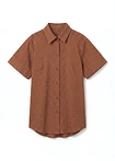 marron-camel mat rayé