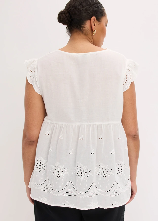 Blouse met kant • wit plus size • product-page.page-title-suffix