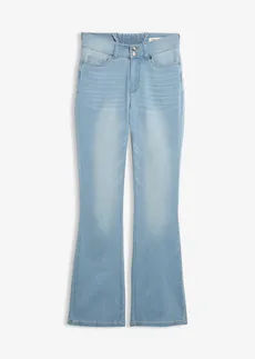 Modelujące dżinsy o kroju bootcut, mid waist